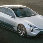The 2026 Polestar 5 will be a luxury-oriented sedan based on the 2020 Precept concept car, pictured. PHOTO: POLESTAR