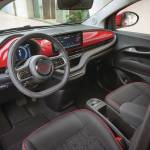 The 500e’s four-passenger interior is a familiar spot, but a decent-size 10.25-inch infotainment screen with Apple CarPlay and Android Auto connectivity is front and centre on the dashboard next to the circular 7.0-inch driver’s cluster. PHOTO: FIAT