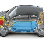 The power system comprises a 118-horsepower electric motor supported by a 42-kilowatt-hour lithium-ion battery pack. Output is 118 horsepower and 162 pound-feet of torque. PHOTO: FIAT
