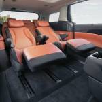 The optional second-row “lounge” seats will make passengers feel as though their cruising in first class. PHOTO: KIA