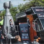 In the specially outfitted Grey Cup Festival caravan, the Grey Cup Festival Tour of B.C., powered by LiUNA Local 1611, will make its way through the province, beginning May 31. Photo courtesy 2024 Grey Cup Festival