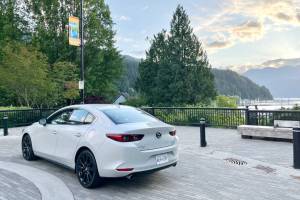 On the outside, several design details signal the GT Turbo’s performance pedigree, including larger-diameter exhaust, Turbo badging and 18-inch black alloy wheels. Alexandra Straub photo