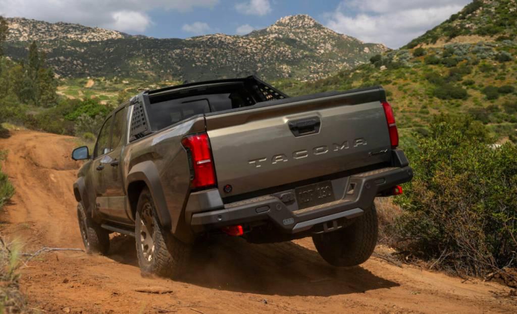 The Toyota Tacoma Hybrid generates 326 horsepower and 465 lb-ft of torque, smoothly moved along by an eight-speed automatic transmission. Courtesy Toyota