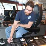 Western Canada Marine Response’s Beecher Bay spill response centre is one of four Vancouver Island bases. (Ben Fenlon/Sooke News Mirror) Chief mate Josh Chaffey lives onboard the K.J. Gardner for a total of six months a year. (Ben Fenlon/Sooke News Mirror)