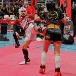 Niki Tevely won two bronze medals at the WKU World Karate Championships in Trier Germany, in the Kick Light, 65kg and Light Contact, 65kg categories. (Sam Raven photo)