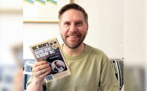 Vernon’s Bob Kronbauer, aka BC Bob, a social media content creator, TV host, and former newspaper owner/reporter, has put together an almanac of his favourites stories and people in his home province. (Instagram/@bobkronbauer)