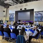 Members of the Kitsumkalum First Nation gather awaiting the outcome of the Treaty and Ratification vote on Nov. 1, 2025. (Kitsumkalum)