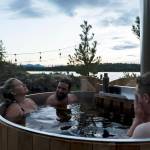 Liberty Wilderness Lodge features a fully stocked boathouse and a wood-fired sauna, plus a hot tub with stunning views. Lia Crowe / Boulevard photo