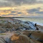 The rocky beaches of Churchill, Manitoba.