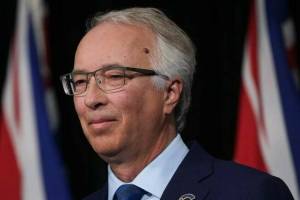 B.C. Conservative Leader John Rustad, here seen August in Vancouver, presented his party's reproductive health platform. (THE CANADIAN PRESS/Darryl Dyck)