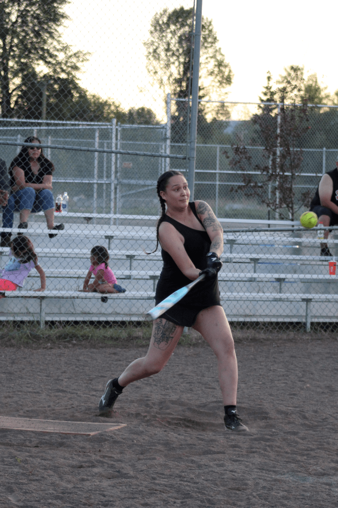 The softball tournament brought out teams from all over the north at the annual Telkwa BBQ.